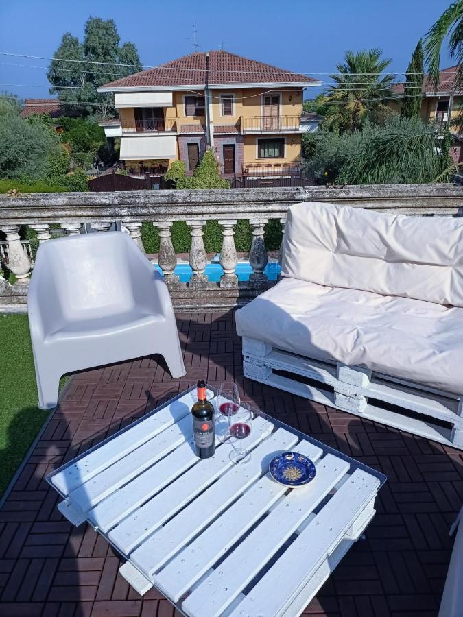 La Quintecita Villa Con Piscina Privata - Vicino Catania E Etna 산 조반니 라푼타 외부 사진